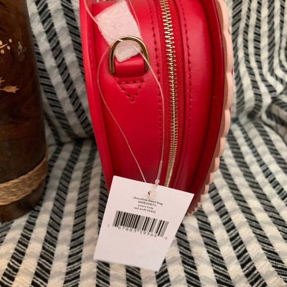 Yours truly Kate spade heart crossbody red multi - Picture 3 of 6
